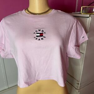Tommy Hilfiger Pink Crop Top